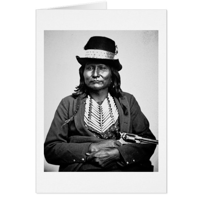 Chief Esatonyett, 1869 (b/w Foto) (Vorne)