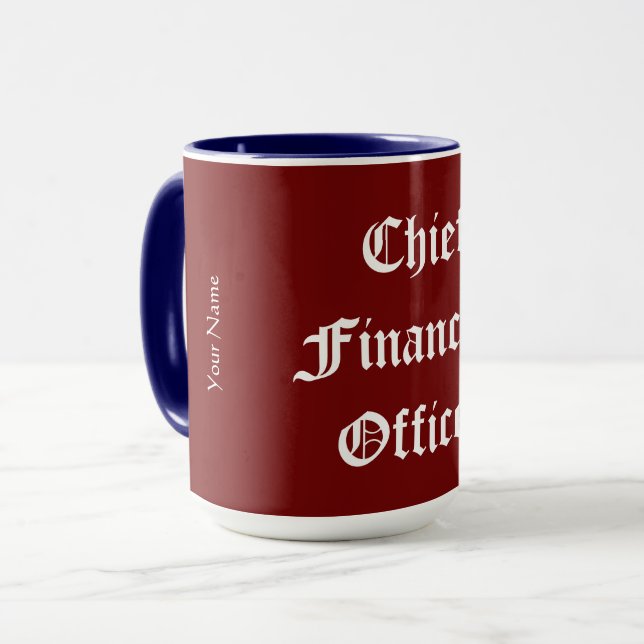 "Chief Financial Officer" Tasse (Vorderseite Links)