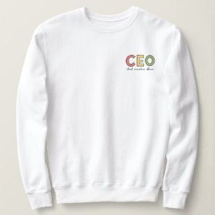 Chief Führungskraft Officer Boss Gift Sweatshirt