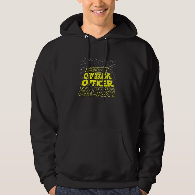 Chief Führungskraft Officer Cool Galaxy Job Hoodie (Vorderseite)