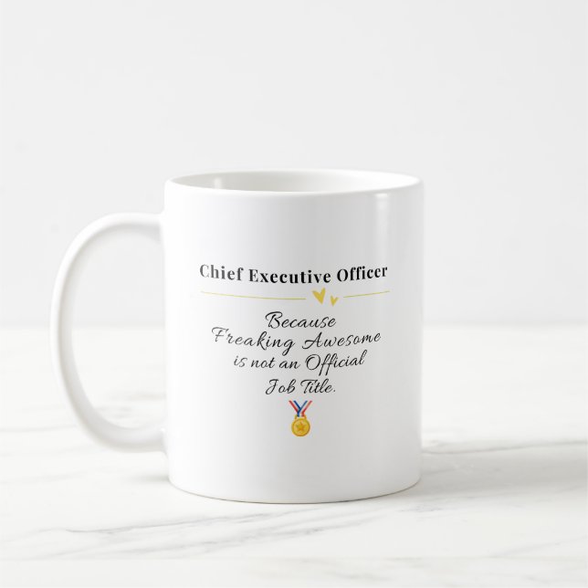 Chief Führungskraft Officer Kaffeetasse (Links)