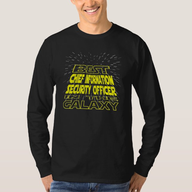 Chief Information Security Officer Cool Galaxy Jo T-Shirt (Vorderseite)