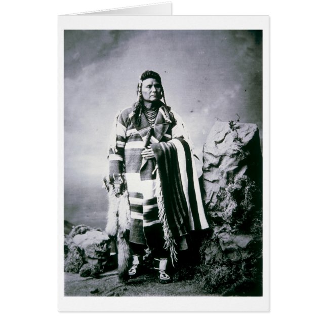 Chief Joseph (1840-1904) c.1880 (b/w Foto) (Vorne)