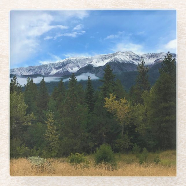 Chief Joseph Mountain, Oregon Glasuntersetzer (Vorderseite)