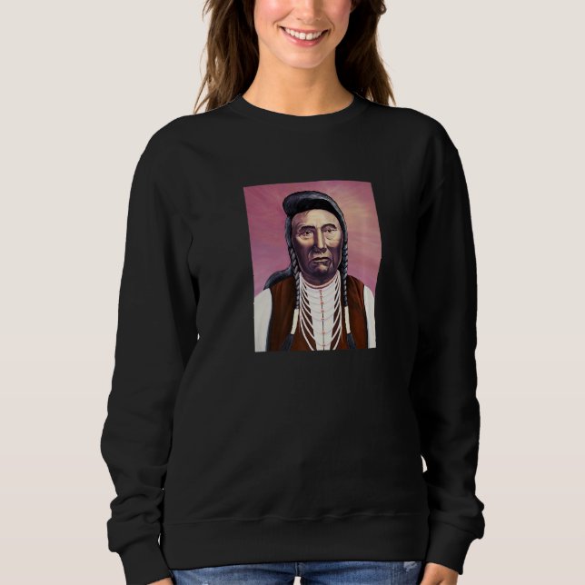 Chief Joseph Native American   Sweatshirt (Vorderseite)