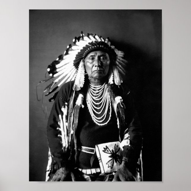 Chief Joseph - Nez Perce Chief - Circa 1900 Poster (Vorne)