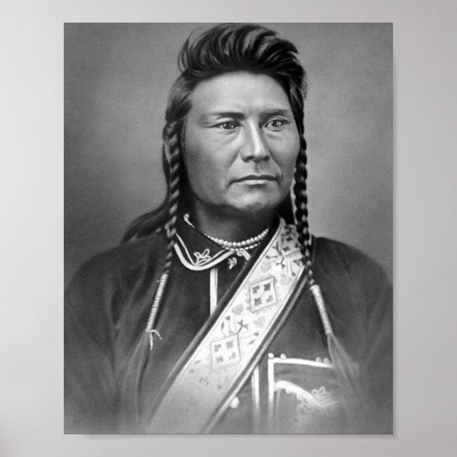Chief Joseph Portrait 1880 Poster (Vorne)