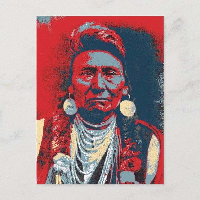 Chief Joseph Postkarte (Vorderseite)