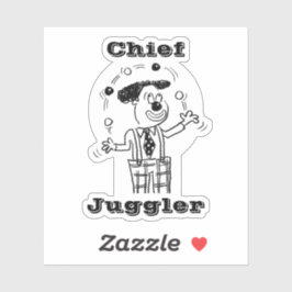 Chief Juggler Aufkleber