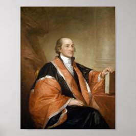 Chief Justice John Jay Portrait - Gilbert Stuart Poster