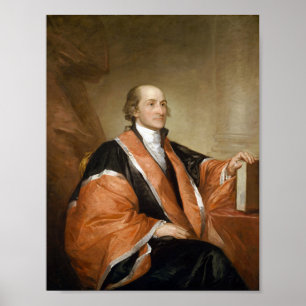 Chief Justice John Jay Portrait - Gilbert Stuart Poster