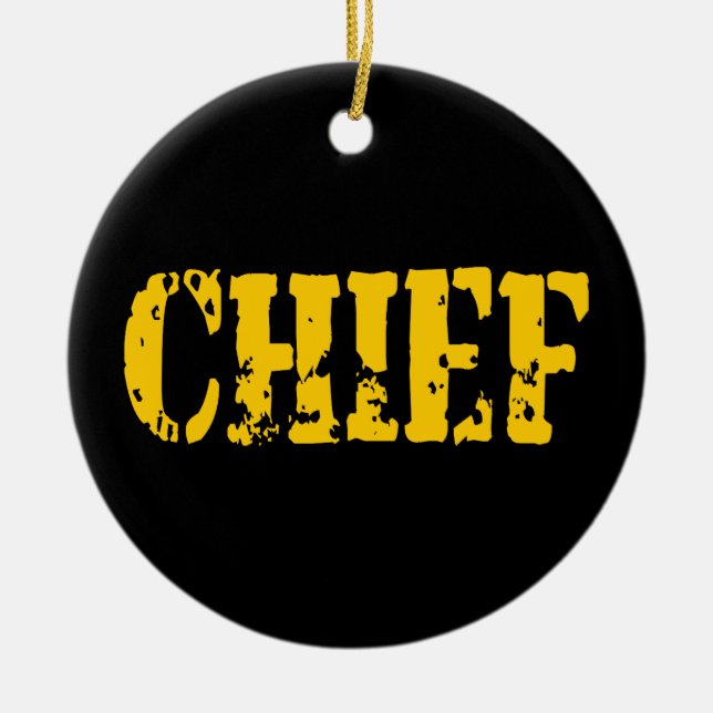 CHIEF KERAMIK ORNAMENT (Vorne)