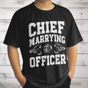 Chief Marry Officer - Pläne für Hochzeitsbeamte T-Shirt