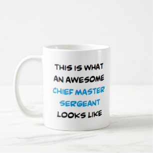 chief master sergeant, awesome kaffeetasse