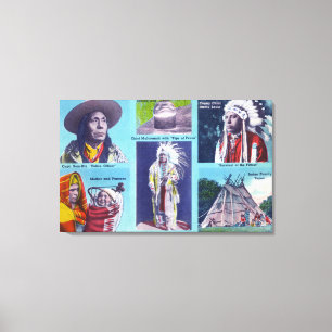 Chief Multnomah, Capt Som-Kin Leinwanddruck