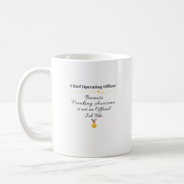 Chief Operating Officer Kaffeetasse (Links)