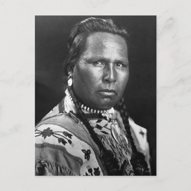 Chief Owen Heavy Breast, 1901 Postkarte (Vorderseite)
