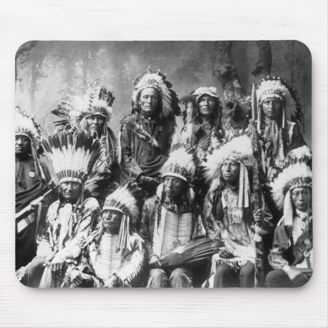Chief Red Cloud & Other Chiefs, 1899 Mousepad (Vorne)