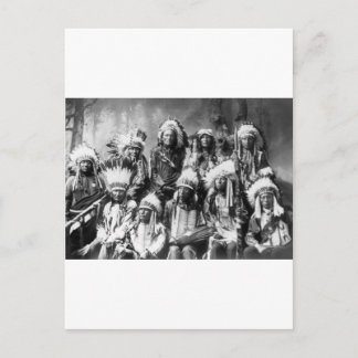 Chief Red Cloud & Other Chiefs, 1899 Postkarte