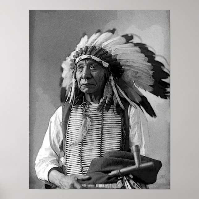 Chief Red Cloud Print Poster (Vorne)