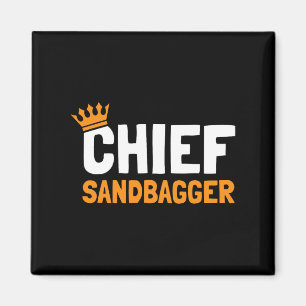Chief Sandbagger Golf - Erwachsene Magnet