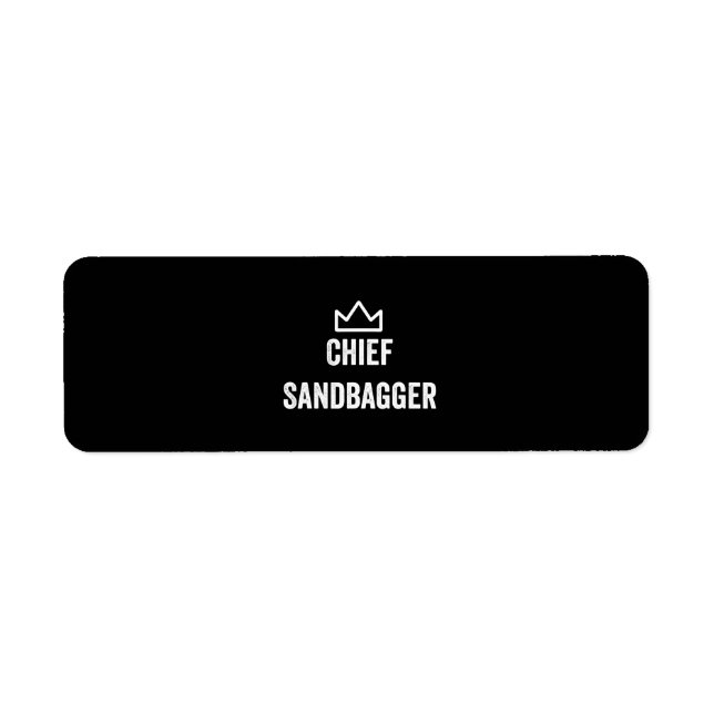 Chief Sandbagger Golf Meme Bjj Schach Sandbag (Vorne)