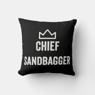 Chief Sandbagger Golf Meme Bjj Schach Sandbag Kissen