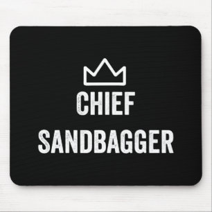 Chief Sandbagger Golf Meme Bjj Schach Sandbag Mousepad