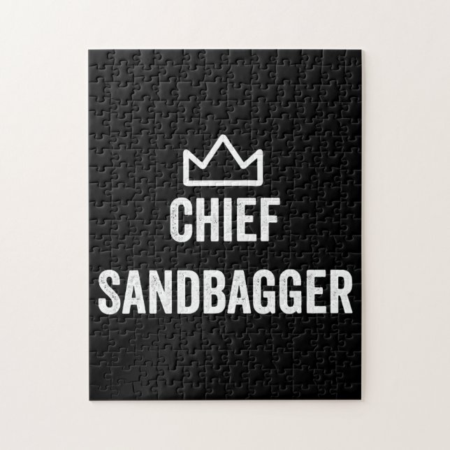 Chief Sandbagger Golf Meme Bjj Schach Sandbag Puzzle (Vertikal)