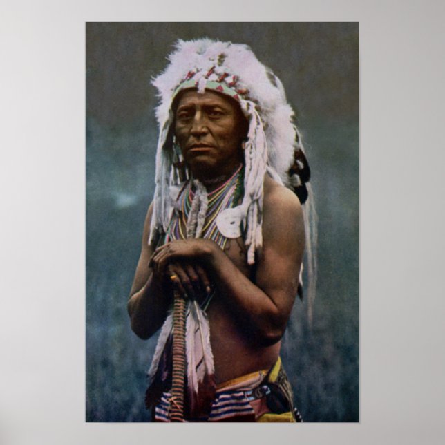 Chief Two Guns White Calacier Glacier National Par Poster (Vorne)