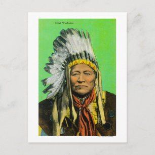 Chief Washakie Portrait Postkarte