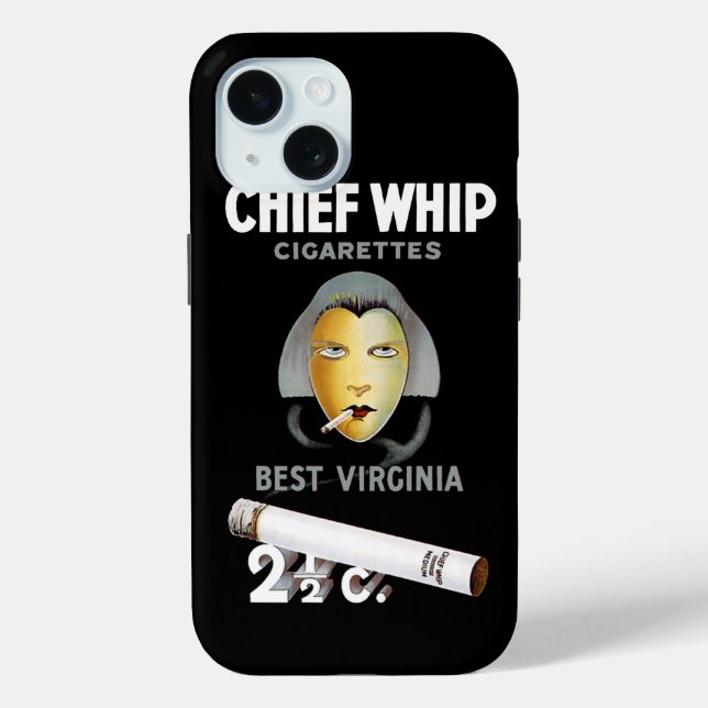 Chief Whip Zigaretten Case-Mate iPhone Hülle (Rückseite)