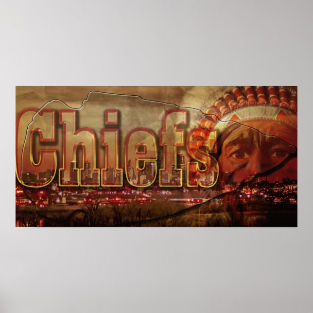 Chiefs Football Poster (Vorne)
