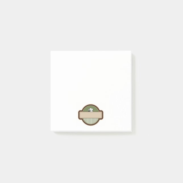 Chiefs-Label Post-it Klebezettel (Vorderseite)