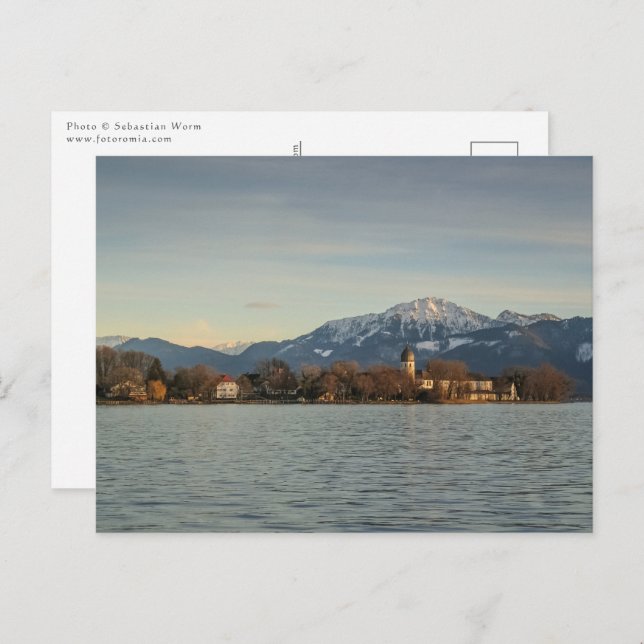 Chiemsee Deutschland Postkarte (Vorne/Hinten)