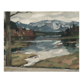 Chiemsee - Leo Putz Landschaftsbild Poster
