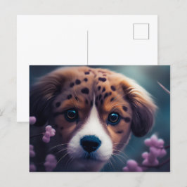 Chien Gepard Postkarte