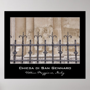 Chiesa di San Gennaro, Praiano, Amalfi Küste Poster