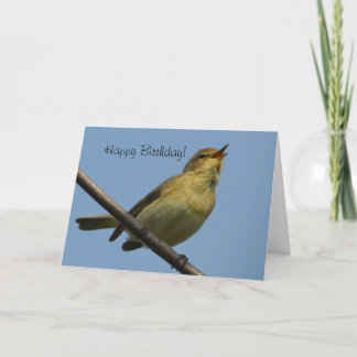 ChiffChaff alles- Gute zum Geburtstagkarte Karte