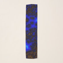 Chiffon Scarf Blue Lightning