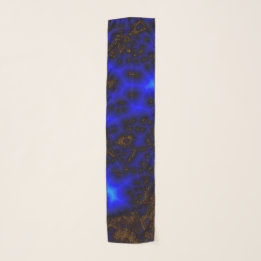Chiffon Scarf Blue Lightning Schal