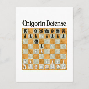 Chigorin Defense Postkarte