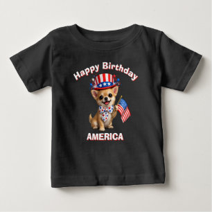 Chihuahua (2ad) Patriotisches Kinder T-Shirt