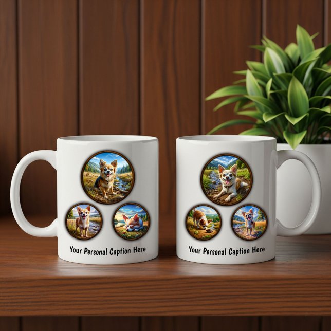 Chihuahua 6-Image Coffee Tasse Design (Von Creator hochgeladen)