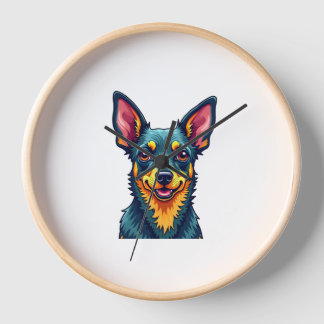 Chihuahua  Abstract Painting  Colour  Cute Dog (2) Uhr
