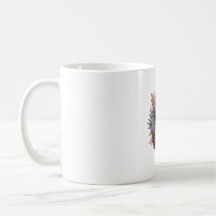 Chihuahua Abstrakte Malerei Farbe Niedlicher Hund Kaffeetasse