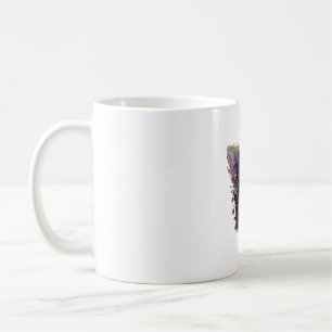 Chihuahua Abstrakte Malerei Farbe Niedlicher Hund Kaffeetasse