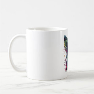 Chihuahua Abstrakte Malerei Farbe Niedlicher Hund Kaffeetasse