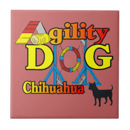Chihuahua-Agility Fliese
