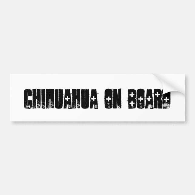 Chihuahua an Bord Autoaufkleber (Vorne)